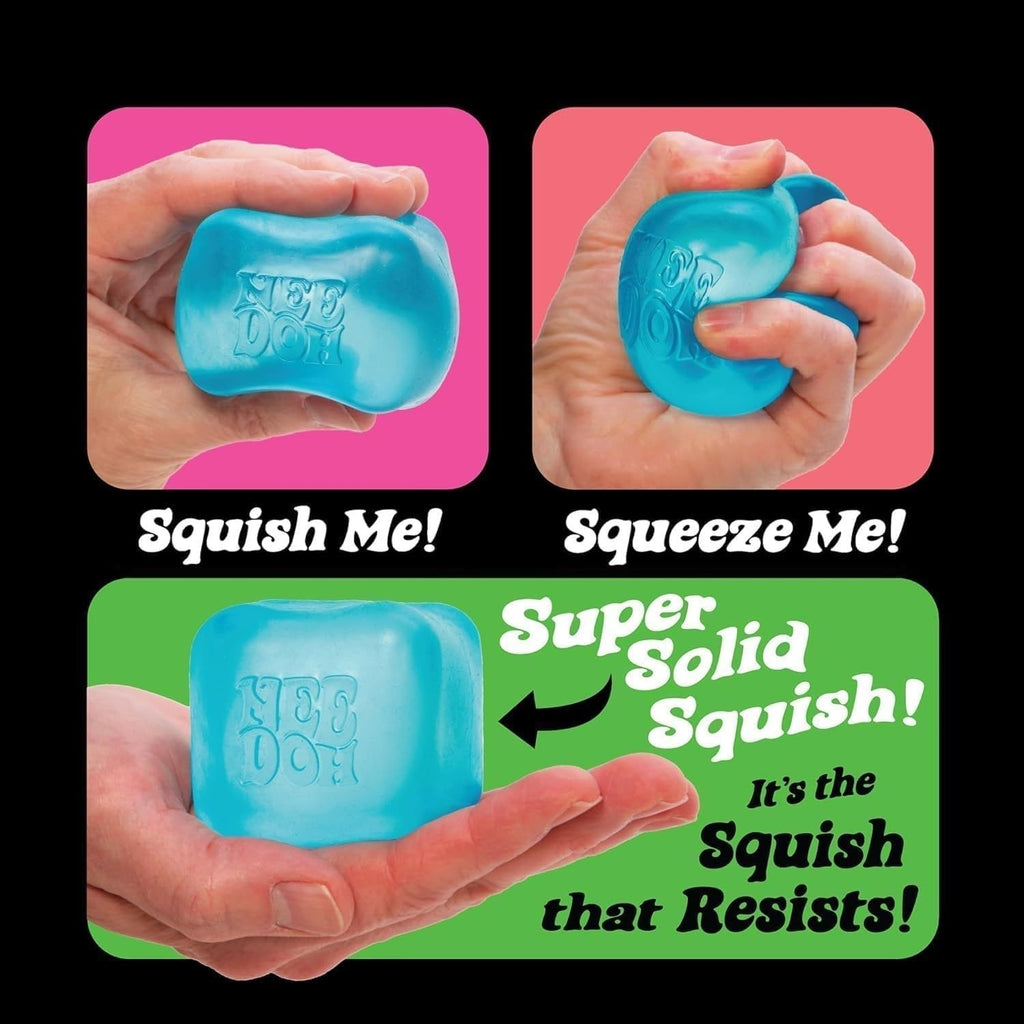 NeeDoh Nice Cube ¨C Solid Squish ¨C Pink